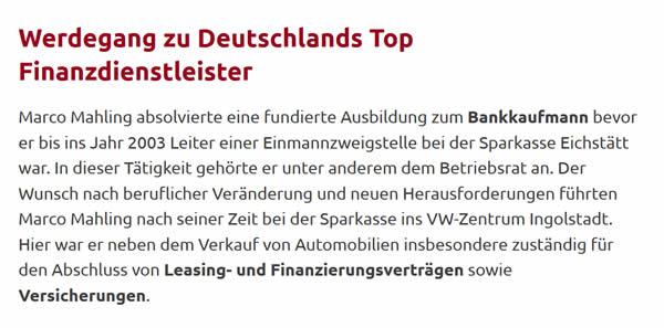 Finanzdienstleister aus  Bayern