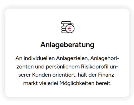 Anlageberatung