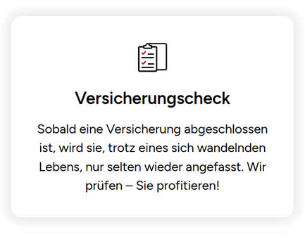 Versicherungscheck